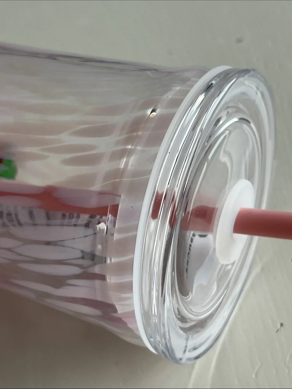 NWT 🍓Starbucks Strawberry Cold Cup Tumbler with Straw 16oz